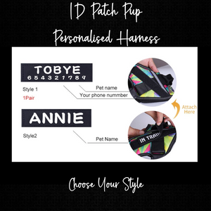 ID Patch Pup - Personalised Harness