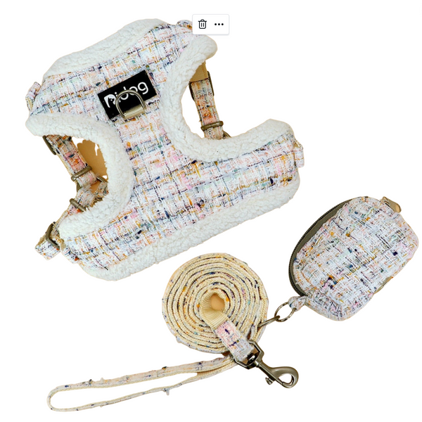 Load image into Gallery viewer, Chewnel - 3 Piece Set - Harness, Leash &amp; Poop Bag Holder
