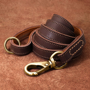 Diesel Leather - Leash & Personalised Collar