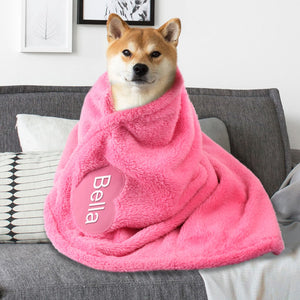 Snuggle Bug - Personalised Pet Bed & Blanket Set