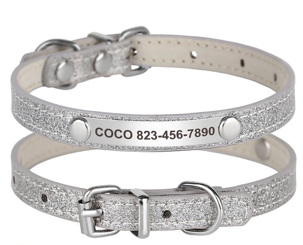 Load image into Gallery viewer, Slimline Sparkle - Personalised Collar
