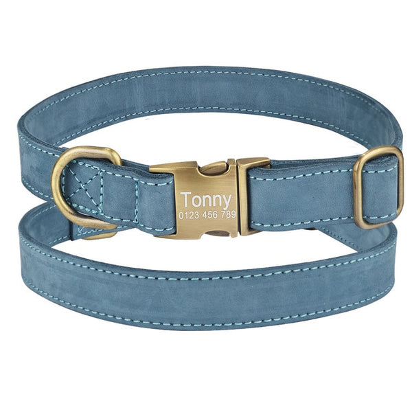 Load image into Gallery viewer, Satin Suede - Personalised Collar
