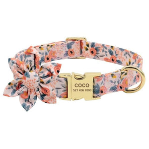 Floral Dream Flower - Personalised Collar