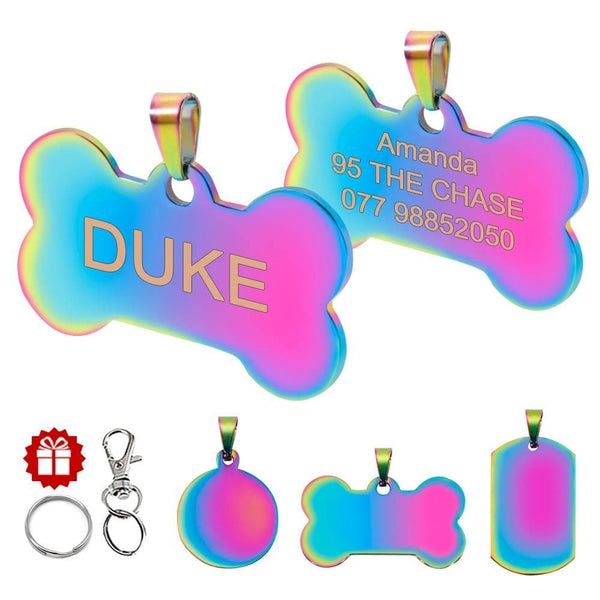 Load image into Gallery viewer, Personalised pet tag engraved
