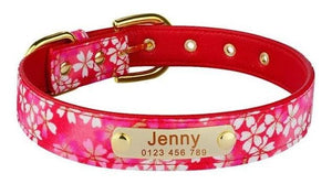 Cherry Blossom - Personalised Collar