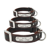 Leather Paws Silvo - Personalised Collar