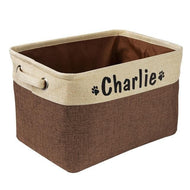 Personalised pet storage box for toys