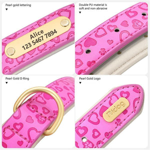 personalised pet collar with engraving