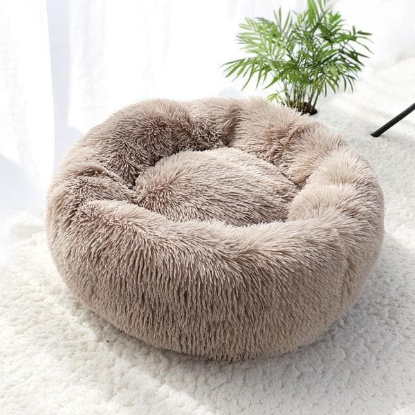 Load image into Gallery viewer, plush fluffy cat pet dog bed
