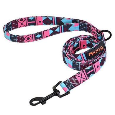 Printed coloured dog leash
