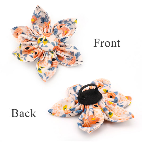 Load image into Gallery viewer, Floral Dream Flower - 2 Piece Set - Leash &amp; Personalised Collar
