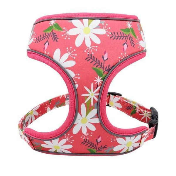 Load image into Gallery viewer, Floral dog harness

