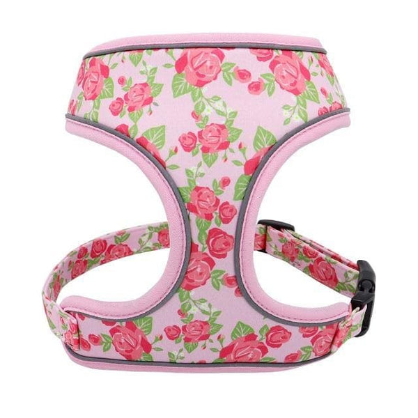 Load image into Gallery viewer, Floral dog harness
