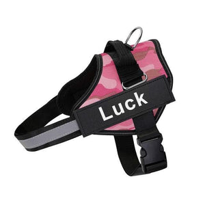 ID Pup Pink Camo - Personalised Harness