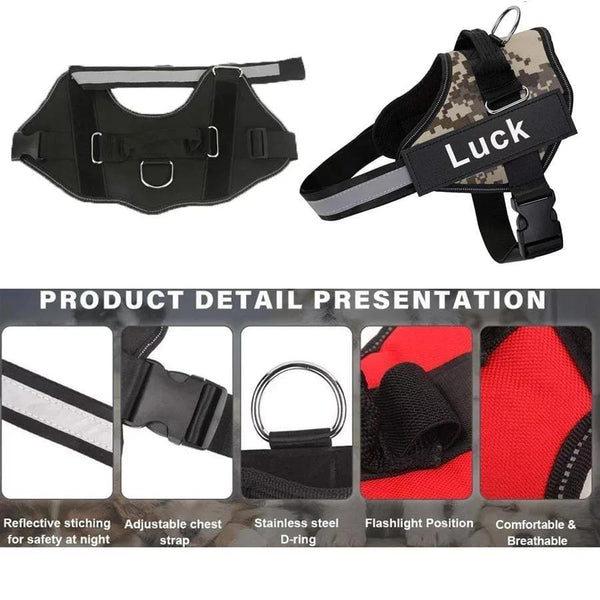 Load image into Gallery viewer, ID Pup Black - Personalised Harness

