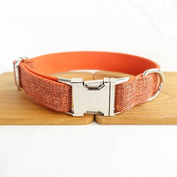 Load image into Gallery viewer, Tweed Blush - Personalised Collar
