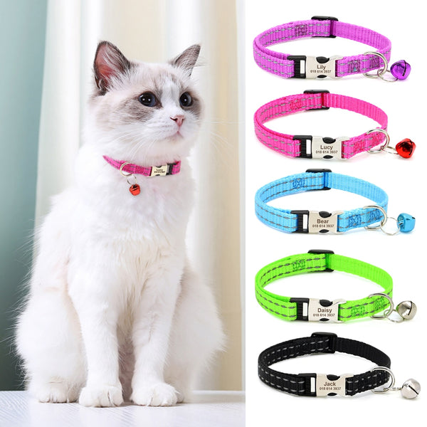 Load image into Gallery viewer, Style Line Solid - Personalised Cat Collar
