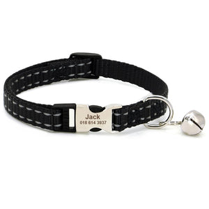 Style Line Solid - Personalised Cat Collar