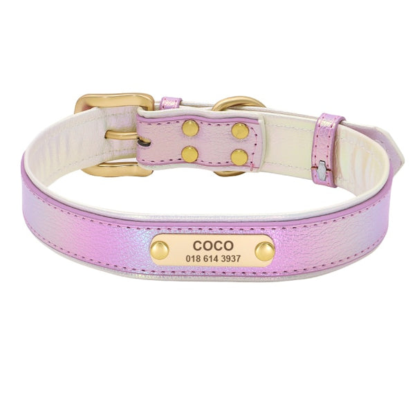Load image into Gallery viewer, Pastel Chameleon - Personalised Collar
