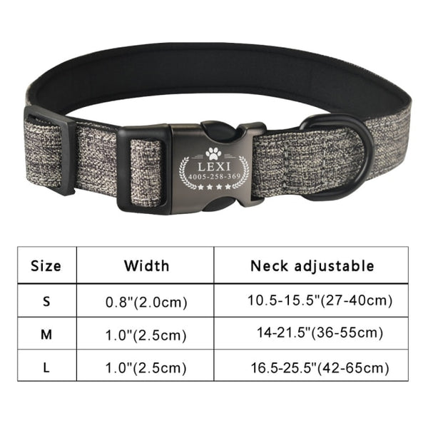 Load image into Gallery viewer, Paw Star Tweed - Personalised Collar
