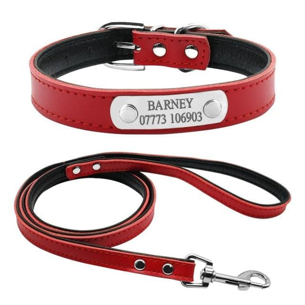 Load image into Gallery viewer, Smug Pug - 2 Piece Set - Personalised Collar &amp; Leash
