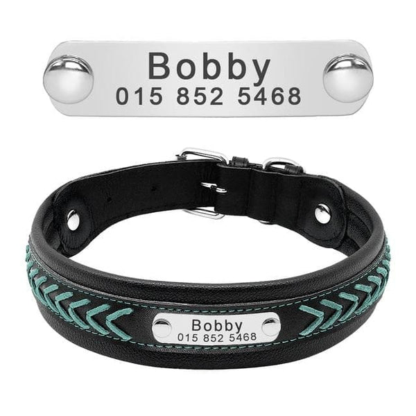 Load image into Gallery viewer, Colour Plait Wide - Personalised Collar
